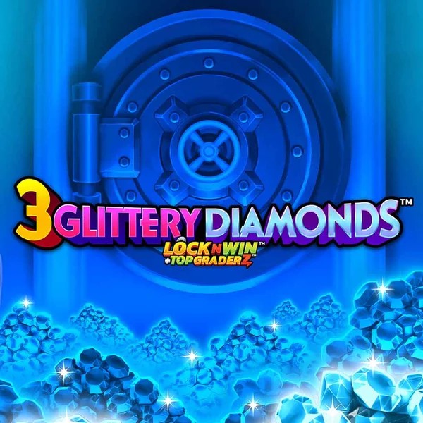 3 Glittery Diamonds by PearFiction Studios, showcased at afkspinn.com – game logo