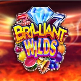 Brilliant Wilds slot logo by iSoftBet at Afkspin Casino