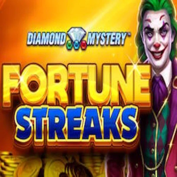 Diamond Mystery Fortune Streaks slot logo by Greentube at Afkspin Casino