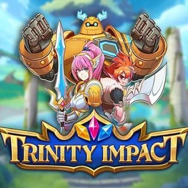 Trinity Impact slot logo by Play'n GO at Afkspin Casino